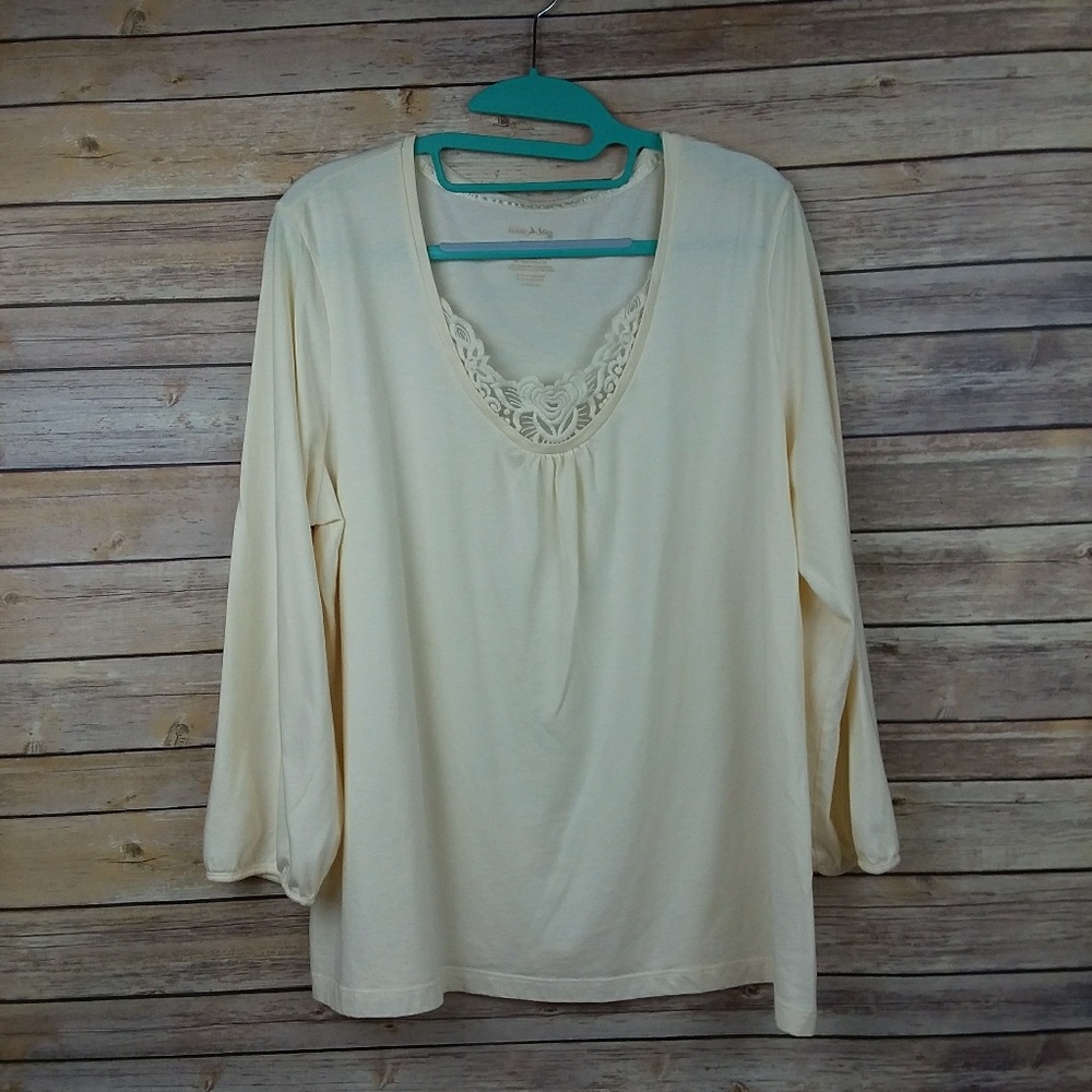 Long Sleeve Knit Top with Unique Details